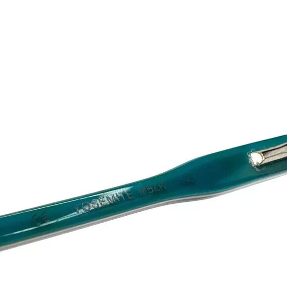 7 FOR ALL MANKIND YOSEMITE BLACK BLUE HALF RIM EYEGLASSES RX FRAMES 51 17 140 - Picture 4 of 5